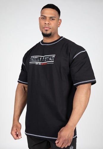 Gorilla Wear Saginaw Oversized T-shirt - Zwart - 2XL