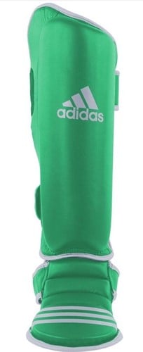 Adidas Economy Scheen- en Wreefbeschermers - Limegroen/Zilver
