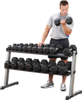 Body-Solid Pro Dumbbell Rack-3