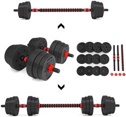 HMS Dumbbells & Halter Set - 20 kg