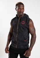 Gorilla Wear Silverdale Mouwloze Hoodie - Zwart - M