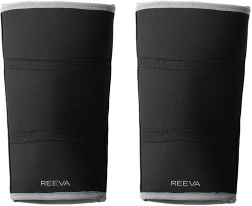 Reeva Powerlifting Knee Sleeves - Knie Bandages - 7 mm - Grijs-3