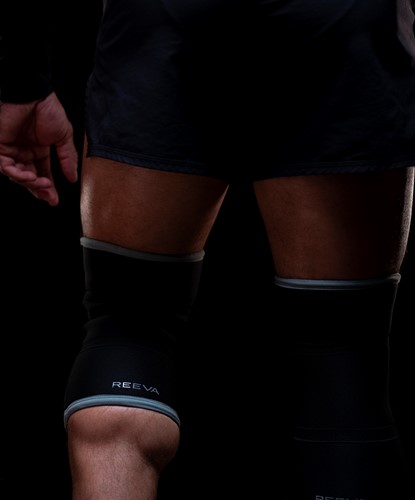 Reeva Powerlifting Knee Sleeves Grijs