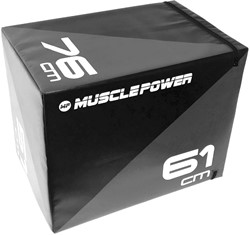 Muscle Power Soft Plyo Box - Noir
