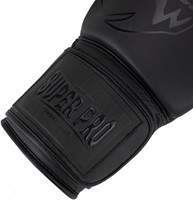Super Pro Combat Gear Legend Lederen (Kick)Bokshandschoenen - Grijs