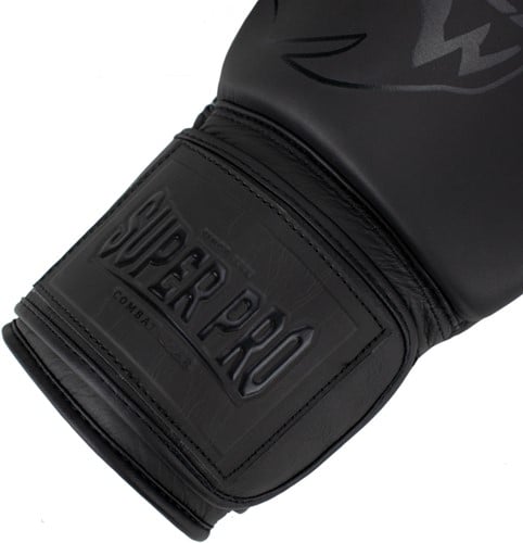 Super Pro Combat Gear Legend Lederen (Kick)Bokshandschoenen - Grijs