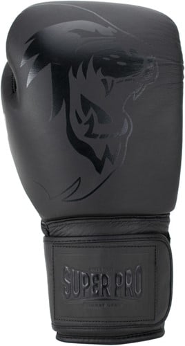 Super Pro Combat Gear Legend Lederen (Kick)Bokshandschoenen - Grijs-2