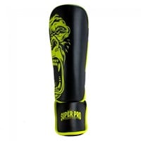 Super Pro Kids Scheenbeschermers - Gorilla - Zwart/Geel-2