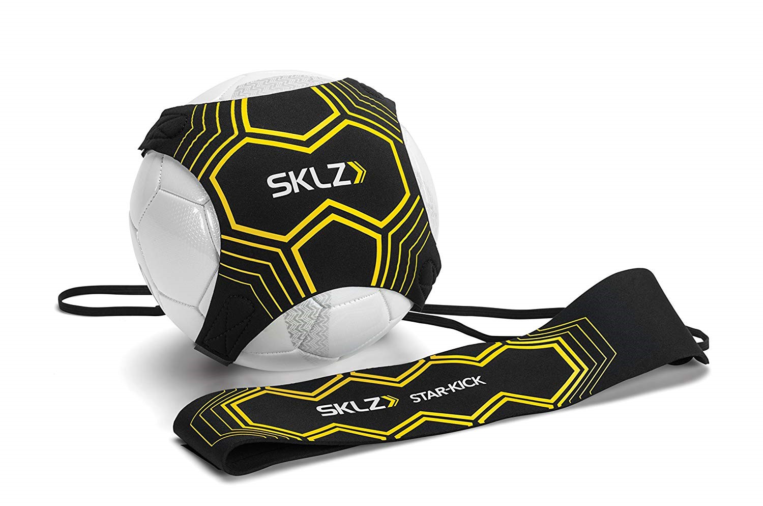 SKLZ Star Kick Solo Voetbal Trainer - Zwart Elastiek: tot 5,5 m