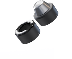 Therabody TheraFace Hot & Cold Rings - Noir