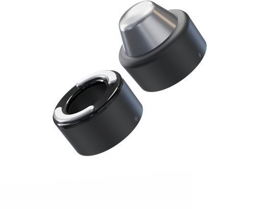 Therabody TheraFace Hot & Cold Rings - Zwart