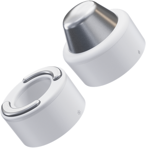 Therabody TheraFace Hot & Cold Rings - Wit