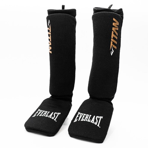Everlast Titan Instep Scheenbeschermers - Zwart