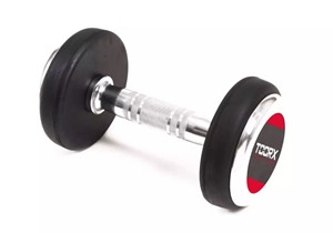 Toorx Fitness MGP Professional Rubber Dumbbell - Per Stuk - 5 kg