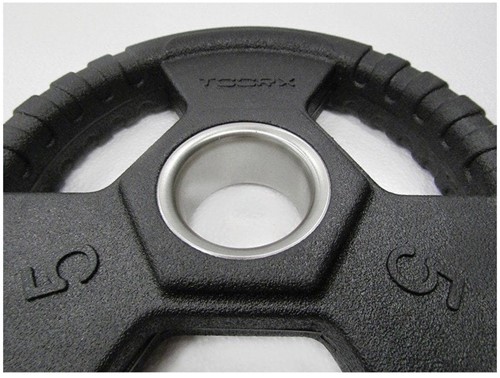 Toorx Fitness Rubber Olympische Halterschijf 50 mm - 2,5 kg - Per stuk-2