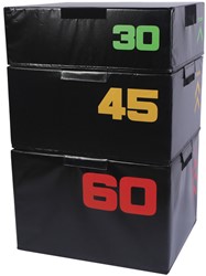 Toorx Fitness Soft Plyobox - Set de 3 - Empilable avec Velcro