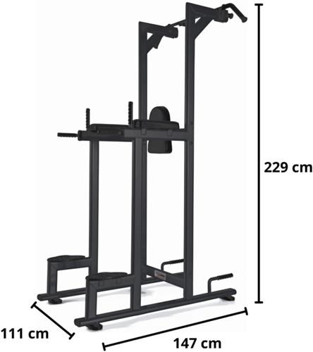 Toorx Professional WBX-B2800 Chin Ups, Dips & Leg Raise-2