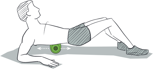 Blackroll Twin Foam Roller - 30 cm - Zwart