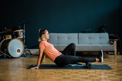 Blackroll Twin Foam Roller - 30 cm - Zwart