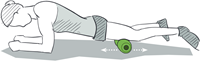 Blackroll Twin Foam Roller - 30 cm - Zwart