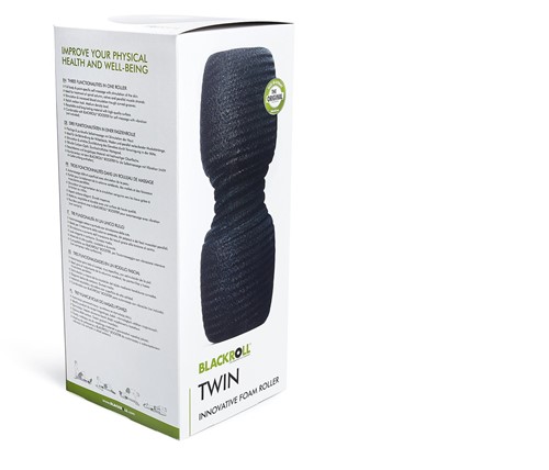 Blackroll Twin Foam Roller - 30 cm - Zwart