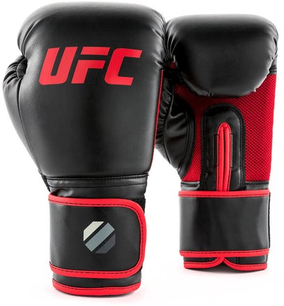 UFC Contender Muay Thai Style (kick)bokshandschoenen - Zwart/Rood