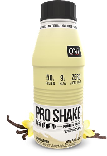 QNT Pro Shake - Eiwit Shake - 12 x 500 ml - Vanilla