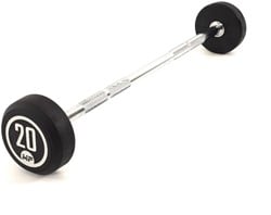 Muscle Power Vaste Halterstang Rubber - 20 kg