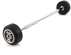 Muscle Power Vaste Halterstang Rubber - 25 kg