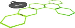 VirtuFit Hexagon Agility Grid - Speedladder -  6 Stuks - Inclusief opbergtas