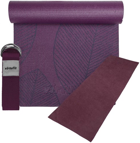 VirtuFit Premium Yoga Kit - 3-Delig - Mulberry