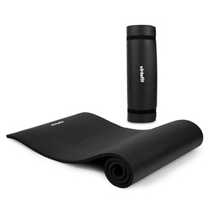 Yogamat kurk antislip duurzaam comfortabel 6 mm 183 x 60 cm TPE milieuvriendelijk lichtgewicht voor yoga pilates workouts – Topkwaliteit – Merknaam