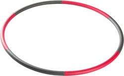 VirtuFit Fitness Hula Hoop - Cerceau - 0.74 kg - Rouge/Gris