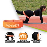 VirtuFit Mini Weerstandsband - Katoen - Oranje - Licht-3