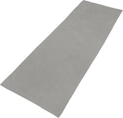 Serviette pour tapis de yoga VirtuFit Premium - 183 x 61 cm - Gris naturel