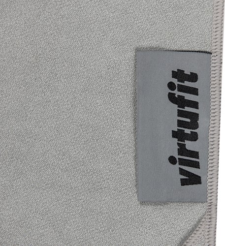 Serviette pour tapis de yoga VirtuFit Premium - 183 x 61 cm - Gris naturel-3