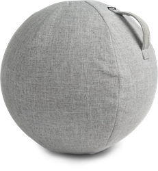 VirtuFit Anti-Burst Fitness Ball Pro - Gym Ball - Swiss Ball - avec pompe - Gris - 65 cm
