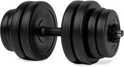 VirtuFit Haltères Réglables - Vinyle - 15 kg