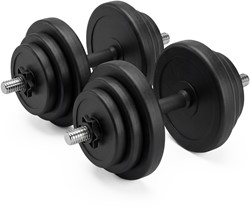 VirtuFit Verstelbare Dumbbell Set - Vinyl - 2 x 14 kg