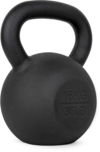 VirtuFit Kettlebell Pro - Kettle Bell - Gietijzer - 16 kg