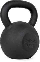 VirtuFit Kettlebell Pro - en Fonte - 24 kg