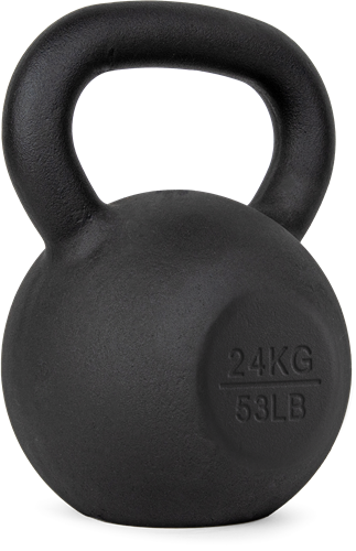 VirtuFit Kettlebell Pro - Kettle Bell - Gietijzer - 24 kg