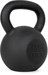 VirtuFit Kettlebell Pro - Kettle Bell - Gietijzer - 28 kg
