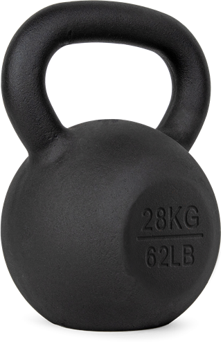 VirtuFit Kettlebell Pro - Kettle Bell - Gietijzer - 28 kg