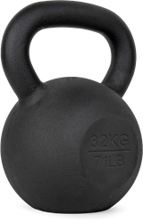 VirtuFit Kettlebell Pro - en Fonte - 32 kg