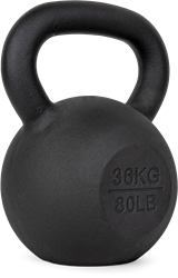 VirtuFit Kettlebell Pro - en Fonte - 36 kg