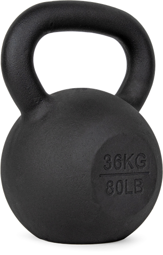 VirtuFit Kettlebell Pro - Kettle Bell - Gietijzer - 36 kg