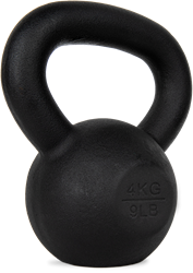VirtuFit Kettlebell Pro - en Fonte - 4 kg