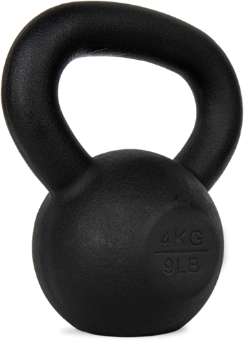 VirtuFit Kettlebell Pro - Kettle Bell - Gietijzer - 4 kg
