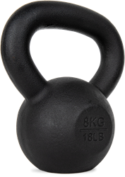 VirtuFit Kettlebell Pro - en Fonte - 8 kg